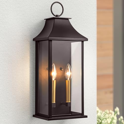 Oil Rubbed Bronze 20.6" Outdoor Wall Light