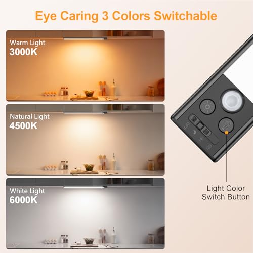 14.7inch Under Cabinet Lighting Rechargeable 2 Pack