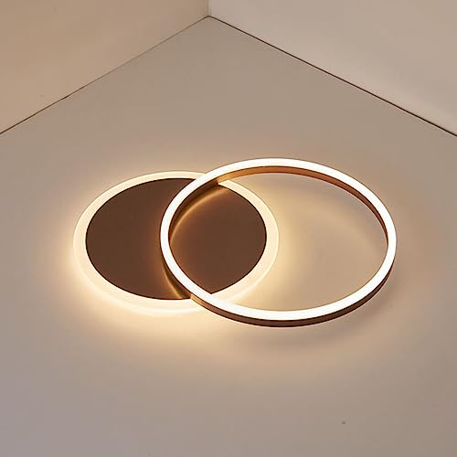 Chaners Ceiling Light LED Ceiling Light Ring Design Lighting Dimmable with Remote Control Lights for Living Room Bedroom Hallway