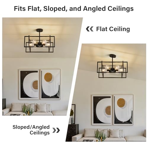 Black Kitchen Light Fixture
