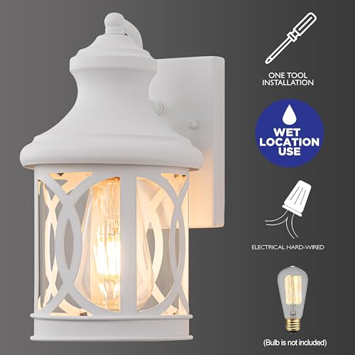 2 Pack Outdoor Wall Lights (2 Count)