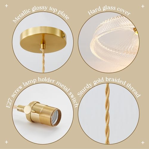 Ripple Glass Pendant Light
