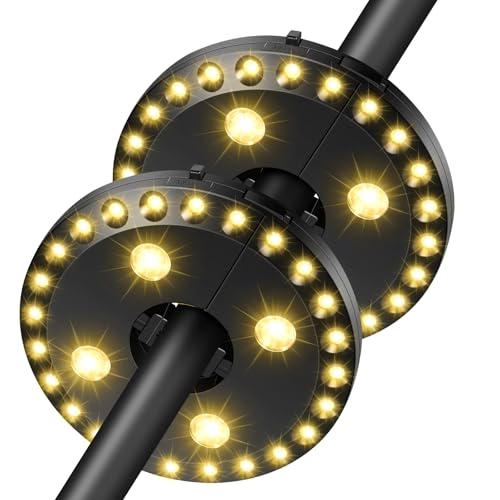 Patio Umbrella Lights Battery Operated (2 Count)