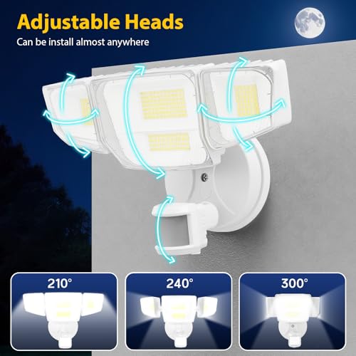 90W 10000LM LED Security Lights Motion Sensor Outdoor Lights