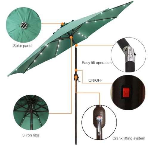 9 ft Solar Umbrella (32 Count)