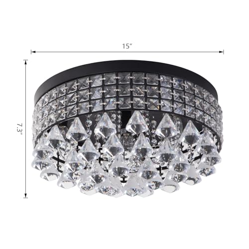 4 Lights Crystal Chandelier