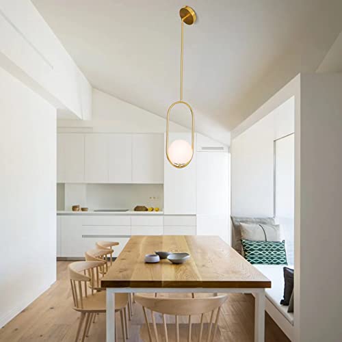 Modern Pendant Lighting Gold Globe Pendant Light Fixture