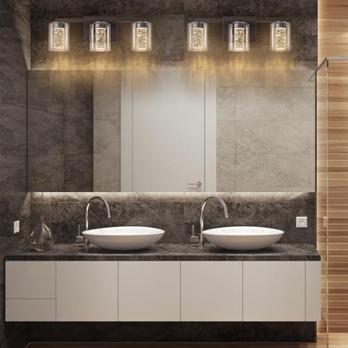 3 Light Bronze Vanity Light with 3 Color Modes (3 Count)