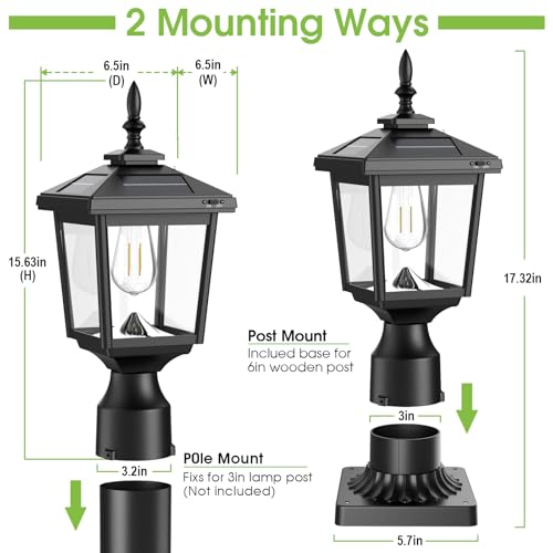Solar Post Light Outdoor