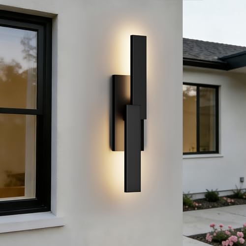 24 Inch Aluminum Modern Outdoor Wall Light