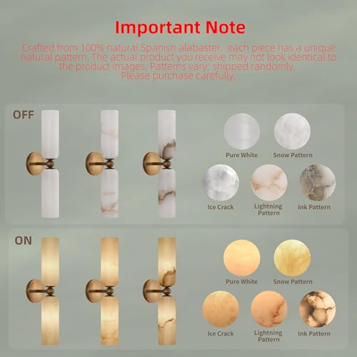 Alabaster Wall Sconce (2 Count)