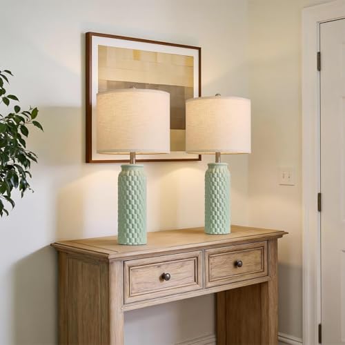 27" Ceramic Table Lamps Set of 2 (2 Count)
