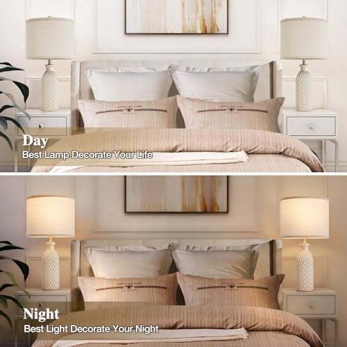 Modern Ceramic Table Lamp Set of 2 (2 Count)