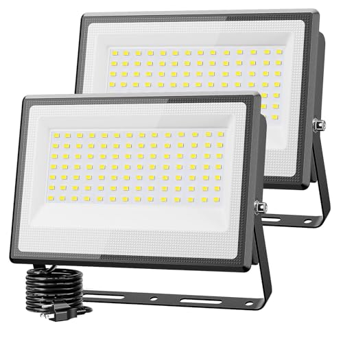 2 Pack 150W LED Flood Light Outdoor (2 Count)