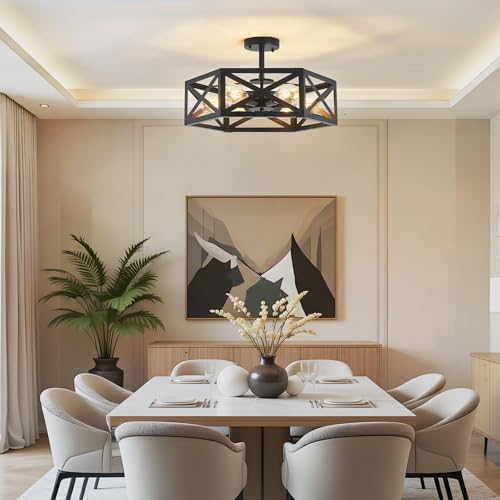 Semi Flush Mount Ceiling Light for Hallway Light Fixture