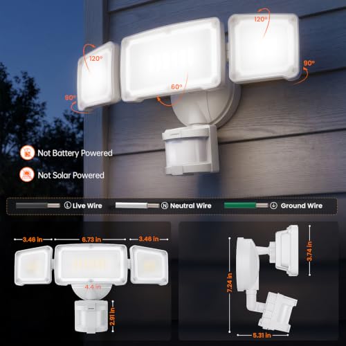 LED Security Light Motion Sensor Outdoor Lights