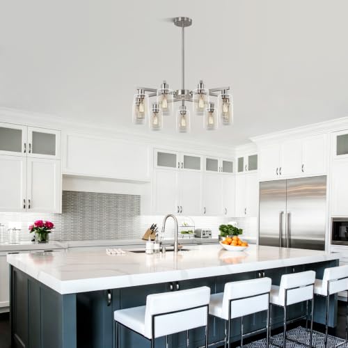 9 Light Modern Farmhouse Chandelier