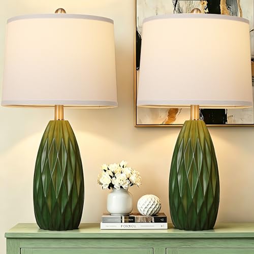 Modern Resin Table Lamp Set of 2 (2 Count)