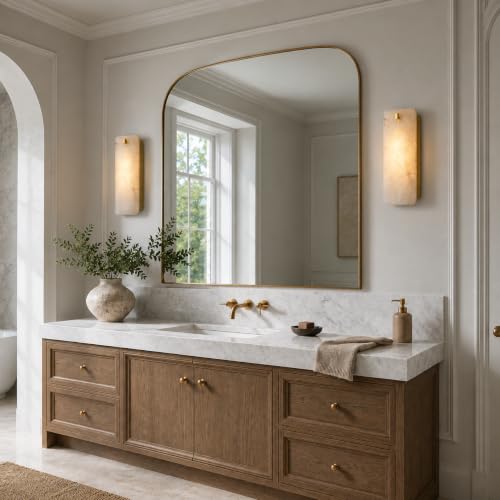 12 Inch Alabaster Wall Sconce