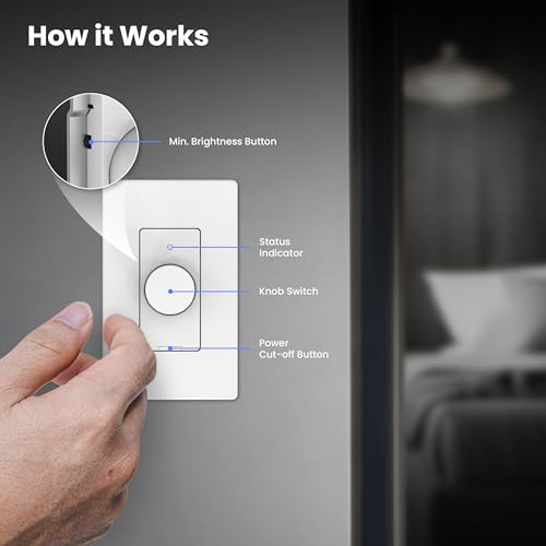 Smart WiFi Rotary Dimmer Switch