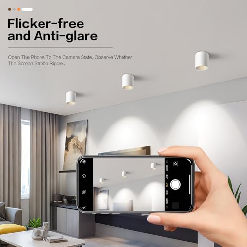 Modern LED Cylinder Ceiling Lights (3 Count)
