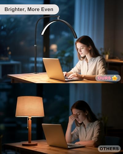 Half Moon Light for Nail Desk