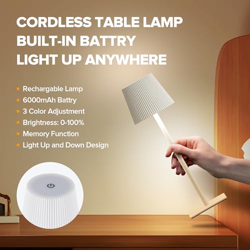 4 Pack Cordless Table Lamp (4 Count)