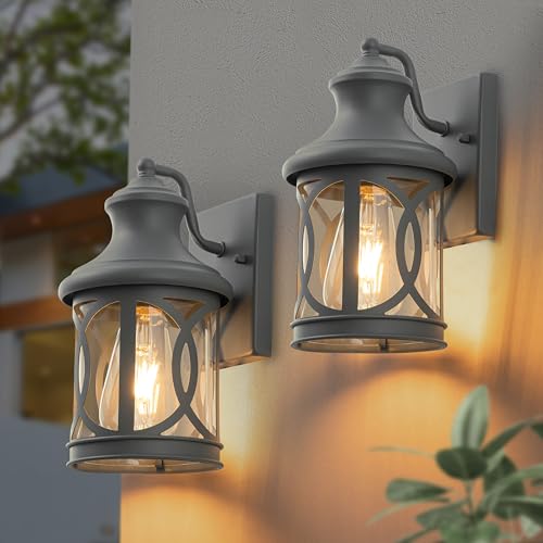2 Pack Outdoor Wall Lights (2 Count)