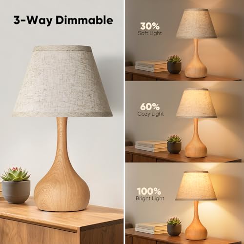 Touch Table Lamp for Bedroom Set of 2 (2 Count)