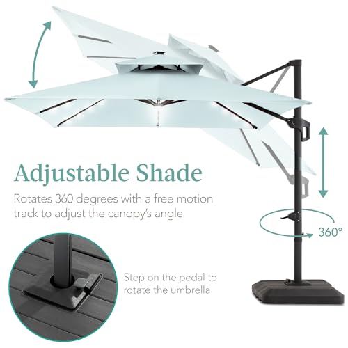 10x10ft Cantilever Patio Umbrella w