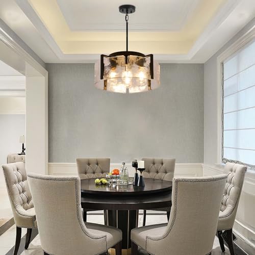 Black Chandelier for Dining Room Light Fixture