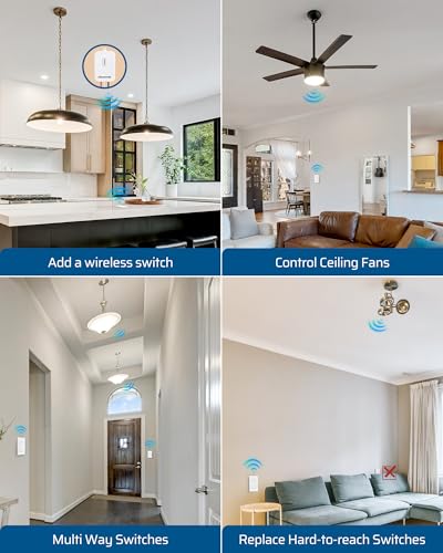Wireless Light Switch and Receiver Kit