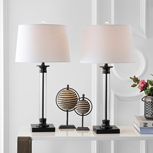 Mason 30" Glass and Metal Table Lamp