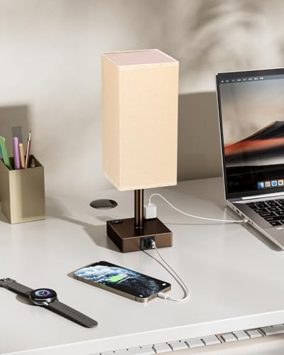 Brown Touch Table Lamp for Bedroom