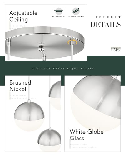 Modern Brushed Nickel 3 (3 Count)