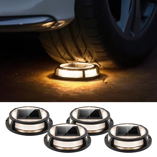 4 Pack Solar Driveway Lights
