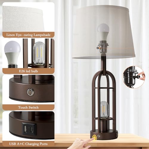 24" Table Lamps for Living Room Set of 2 (2 Count)