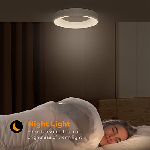 RGB LED Flush Mount Ceiling Light with Remote Control