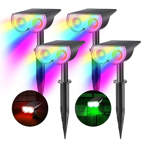 Solar Spot Lights Outdoor (4 Count)