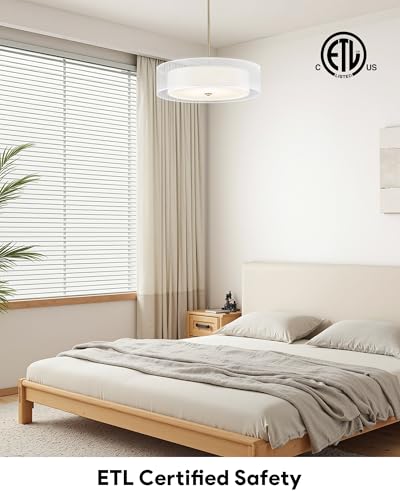 20.1" Drum Chandelier