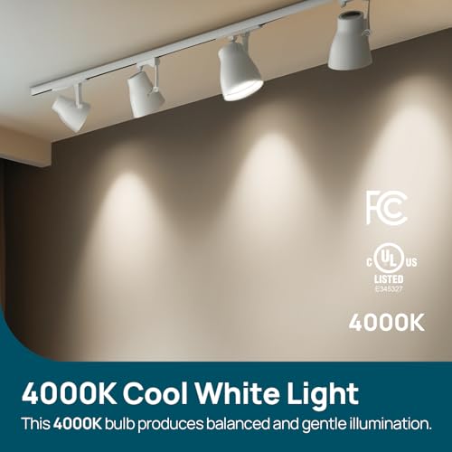 6 Pack BR30 LED Flood Light Bulbs Indoor (6 Count)