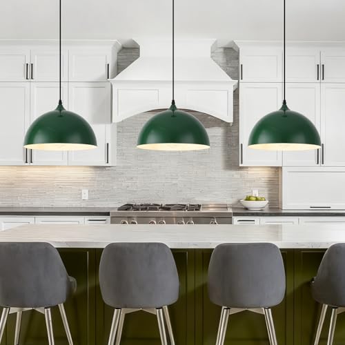 Green Pendant Lights (3 Count)
