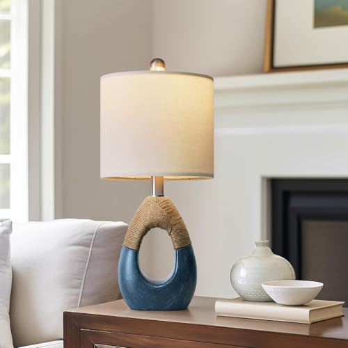 19" Boho Bedside Lamps Set of 2 (2 Count)