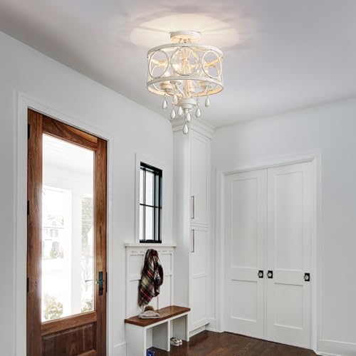 Crystal Ceiling Light Fixture