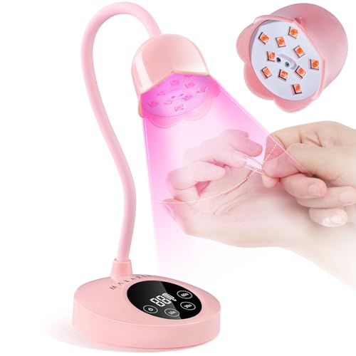 Gooseneck UV Nail Lamp Flash Cure UV Light for Gel Nails Polish