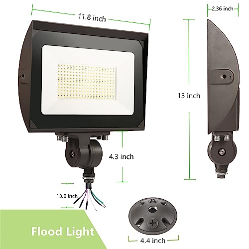150W Outdoor LED Flood Light with Plate