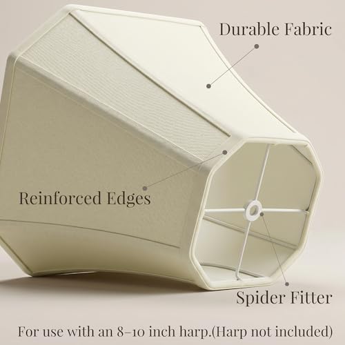 1 Pack Cream Fabric Lamp Shade