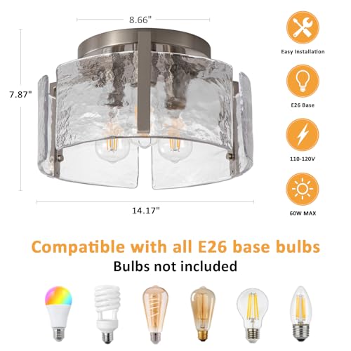 Modern Semi Flush Mount Ceiling Light Fixture