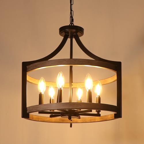 6 Light Farmhouse Chandelier