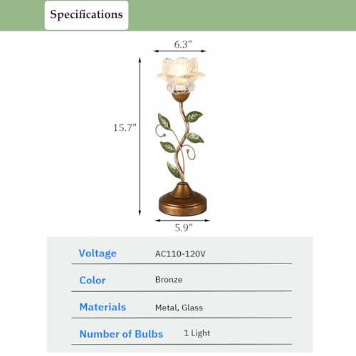 Glass Table Lamp